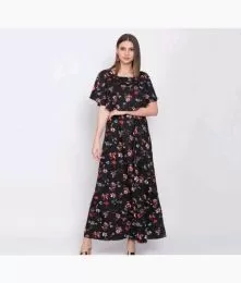 Fabulous Printed Crepe Western Dresses