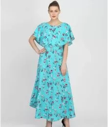 Fabulous Printed Crepe Western Dresses