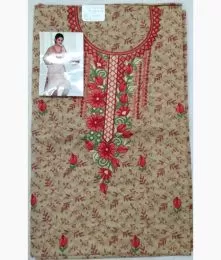 Elegant Printed Woollen Suit