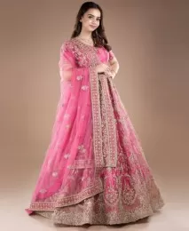 zircon embroidered royal lehenga choli set