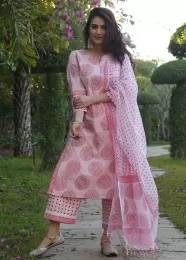 Floral Printed Kurta With Printed Pant