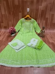 Anarakali gown with pant