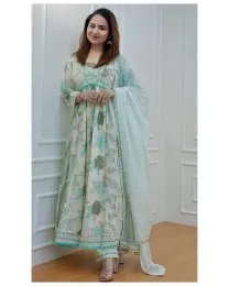  Floral Anarkali Suit Set