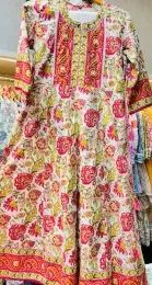 Floral Graphic Printed Kurti With Dupatta