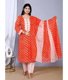 Gorgeous 3 PCS Kurti Set 